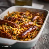 Weeknight Recipes Inspiration: 30-Min Sausage Orzo Traybake