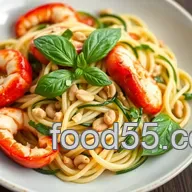 Quick & Flavorful Saut&eacute;ed Langostino Zucchini Noodles Delight: A Light Meal to Savor