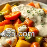 Easy & Flavorful Saut&eacute;ed Veggies with Creamy Julian Sauce: A Family Favorite