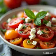 Savory Heirloom Tomato Cottage Cheese My Quick ProteinPacked Bowl