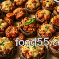 Easy & Juicy Stuffed Mushrooms with Sausage and Cream Cheese: My Favorite Recipe