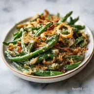 Green Bean Casserole with Fresh Beans in 50 Minutes