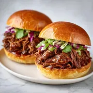 Shredded Beef Sliders: Slow-Cooked