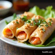 Shrimp Summer Rolls with Peanut Easy Creamy Weeknight Rolls