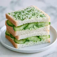 Simple Cold Cucumber Sandwiches in 10 Min