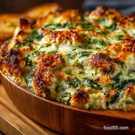Sizzling Hot Spinach Artichoke Dip My Creamy Baked Party Favorite
