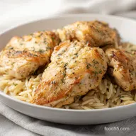 Slow Cooker Parmesan Herb Chicken for 4