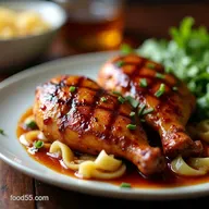 Smoky Grilled Bourbon Chicken My GoTo Sticky Bourbon Glaze
