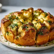 Sourdough Discard Recipe with Garlic and Herbs: Golden Baked Loaf