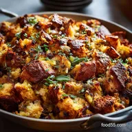 Thanksgiving Stuffing: The Ultimate Crispy Moist Sourdough Recipe
