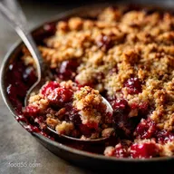 Thanksgiving Desserts: Effortless Cranberry Crumble (Make Ahead)