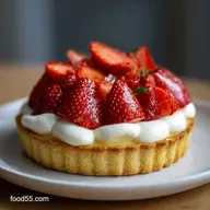 Lemon Strawberry Tart with Velvety Mascarpone