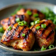 Foolproof Sticky FiveSpice Asian Grilled Chicken Thighs