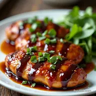 The Best Honey Balsamic Grilled Chicken and Vegetables