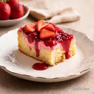 Strawberry Crunch Cake My GoTo Layered Vanilla Sponge Almond Crunch