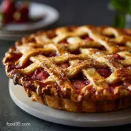 Strawberry Rhubarb Pie: Chefs Flaky Crust Recipe