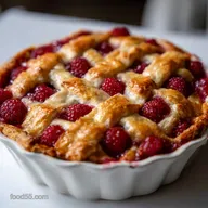 Raspberry Pie Recipe: Flaky Crust Perfectly Set Filling