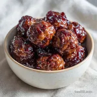 Summer BBQ Crockpot Meatballs: Sticky