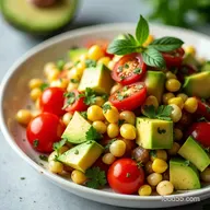 My Favorite Easy Corn Tomato Avocado Salad Summer LimeCilantro