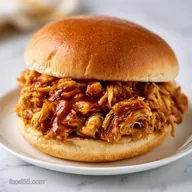 Summer Crockpot Chicken Sandwich: Tender and Shredded