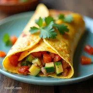 Sunny Fold Omelet Tortilla Breakfast Wrap My GoTo Weekday Wrap