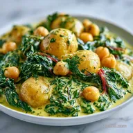 Swiss Chard Curry with Coconut Milk