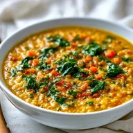 Swiss Chard Lentil Soup in 45 Minutes
