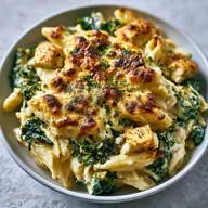 Swiss Chard Pasta Bake with Chicken