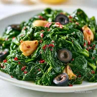 Swiss Chard with Olives in 15 Minutes