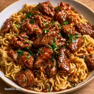 Teriyaki Beef Ramen in 20 Minutes