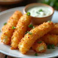 Skinny Baked Mozzarella Sticks Crispy GuiltFree