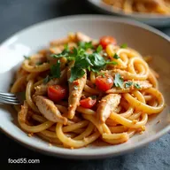 Cracking TexMex Flavour Creamy OnePot Chicken Fajita Pasta Recipe