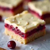Cranberry Bliss Bars Recipe The Best Blonde Brownie Base Zesty Frosting