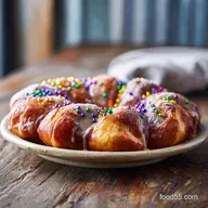 Fat Tuesday King Cake Recipe for 15 Servings