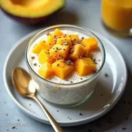 Coconut mango chia pudding My Easy Tropical MakeAhead Parfait