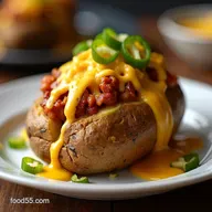 Smoky Turkey Chili Loaded Baked Potato Recipe Comfort Food Made Easy