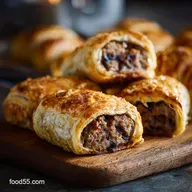 Pork and black pudding sausage rolls Ultimate Flaky Picnic Staple Recipe