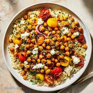 Vegan Meal Prep Idea with Roasted Chickpeas