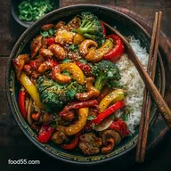 The Ultimate 30Minute Cashew Chicken StirFry Velvety Glossy
