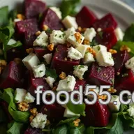 Easy Vibrant Beet and Feta Salad with Creamy Tahini Dressing
