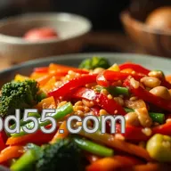 How to Make My Grandma's Delicious Vegetable Stir-Fry with Peanut Sauce