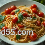 Easy Vintage Herb-Infused Pasta with Roasted Cherry Tomatoes Recipe