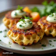 Waffled Crab Cakes with LemonHerb Aioli My GoTo Crisp Recipe