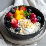 Cottage Cheese Recipe with Fresh Fruit: Whipped and Airy