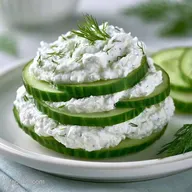 Whipped Cucumber Sandwiches: Fluffy