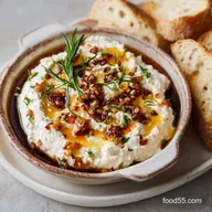 Ricotta Dip with Hot Honey Elegant Whipped Appetizer 23 Mins