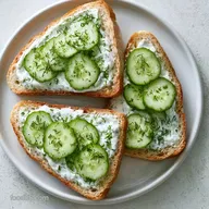 Cream Cheese Cucumber Sandwiches Recipe