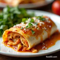 FamilyFavorite LOW CARB CHICKEN ENCHILADA ROLL Easy Weeknight Bake