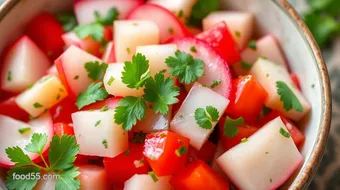 5 Easy Ways to Make Radish Salsa with Cilantro (Keto and Low-FODMAP) recipe card