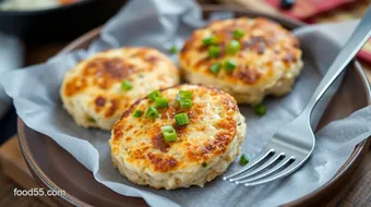 Bake Chicken Patties with Flaky Puff Pastry